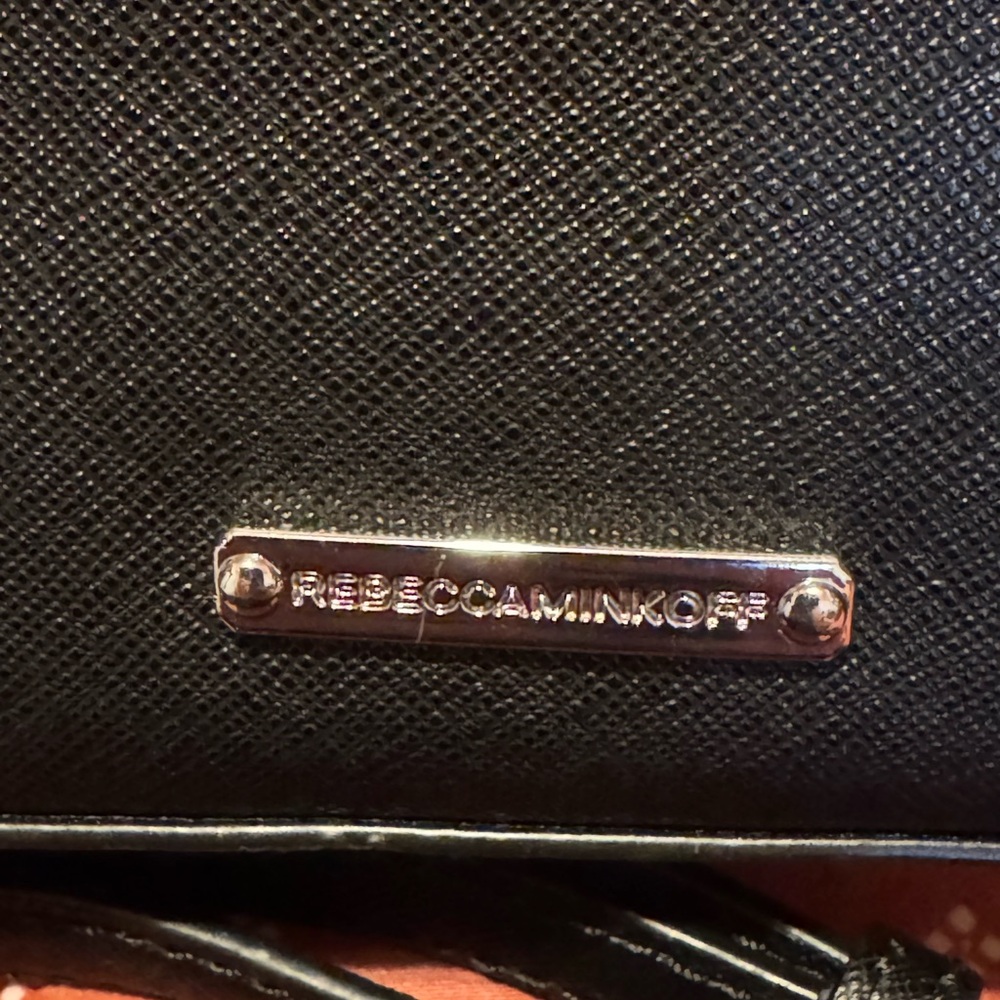 Rebecca Minkoff Black Leather Mini Bag w/ Crossbody Strap - Picture 2 of 10